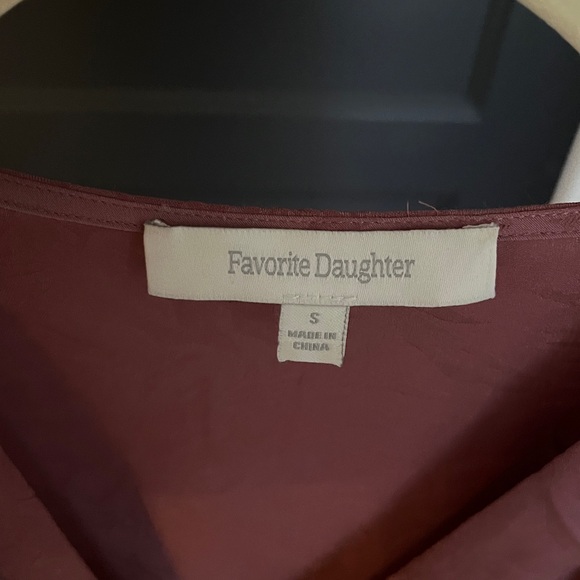 FAVORITE DAUGHTER The Date Blouse Bodysuit Rose Mauve Floral - Picture 6 of 6